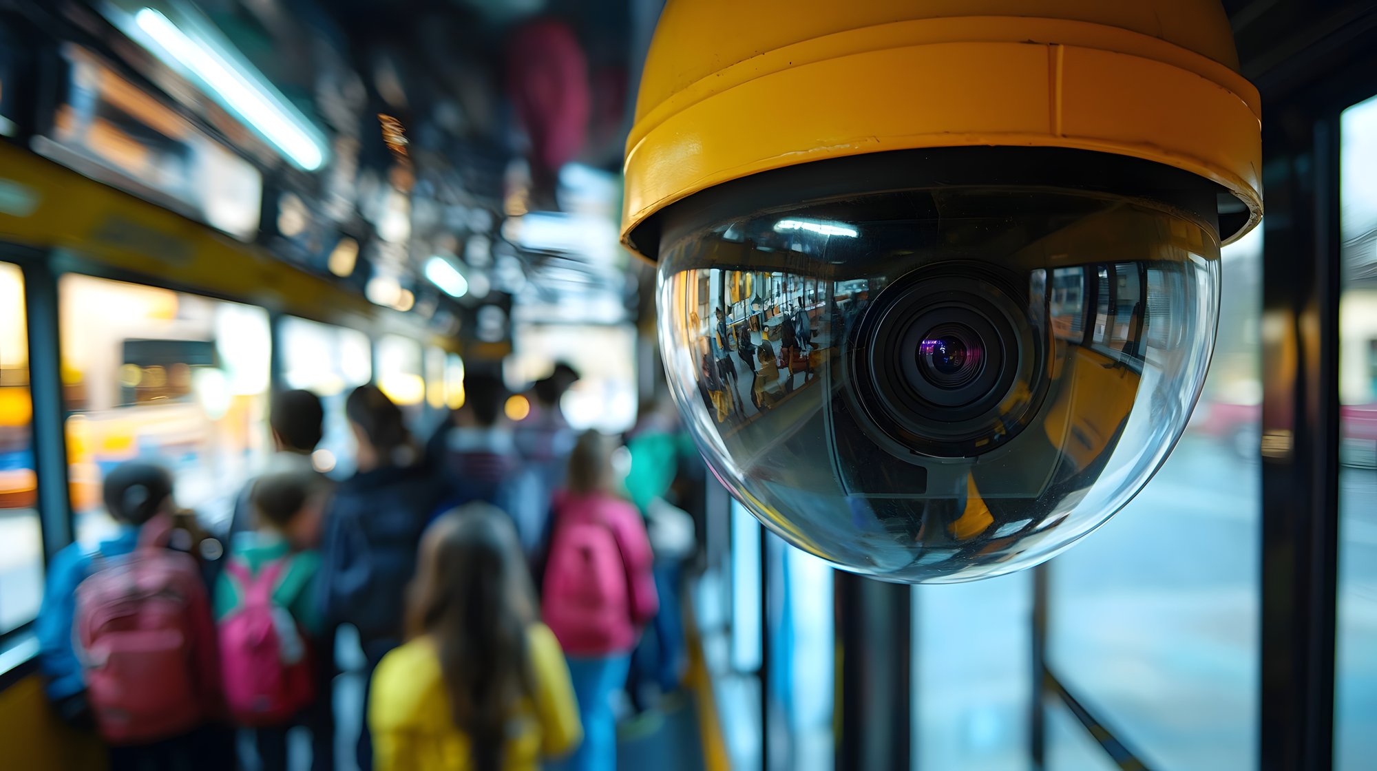 Real-time school bus safety camera and emergency response system